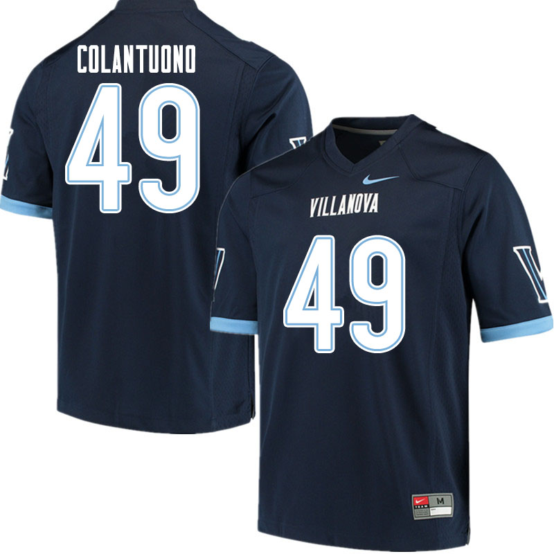 Men #49 Matt Colantuono Villanova Wildcats College Football Jerseys Sale-Navy - Click Image to Close